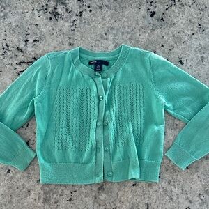 Gap kids girls sweater cardigan size XS 4/5 shrug